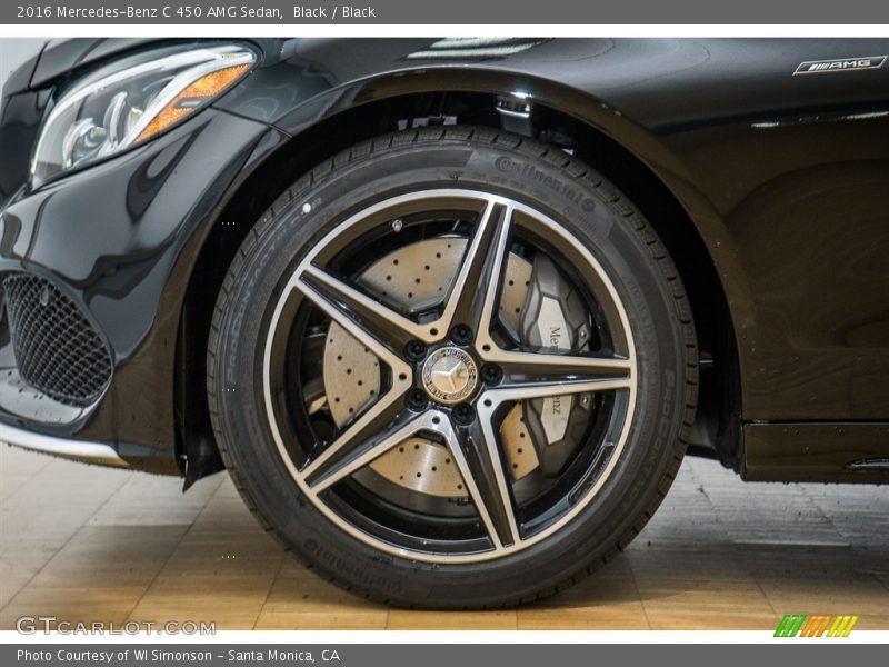 Black / Black 2016 Mercedes-Benz C 450 AMG Sedan