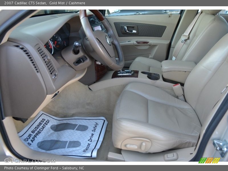 Gold Mist / Cashmere 2007 Cadillac CTS Sedan