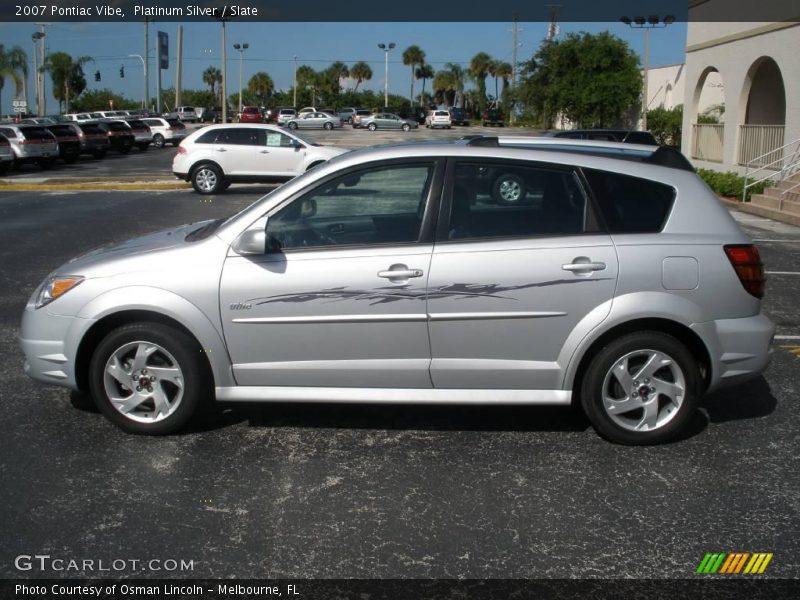 Platinum Silver / Slate 2007 Pontiac Vibe