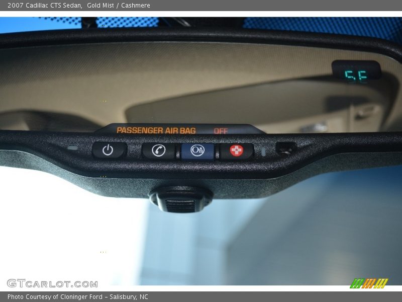 Gold Mist / Cashmere 2007 Cadillac CTS Sedan