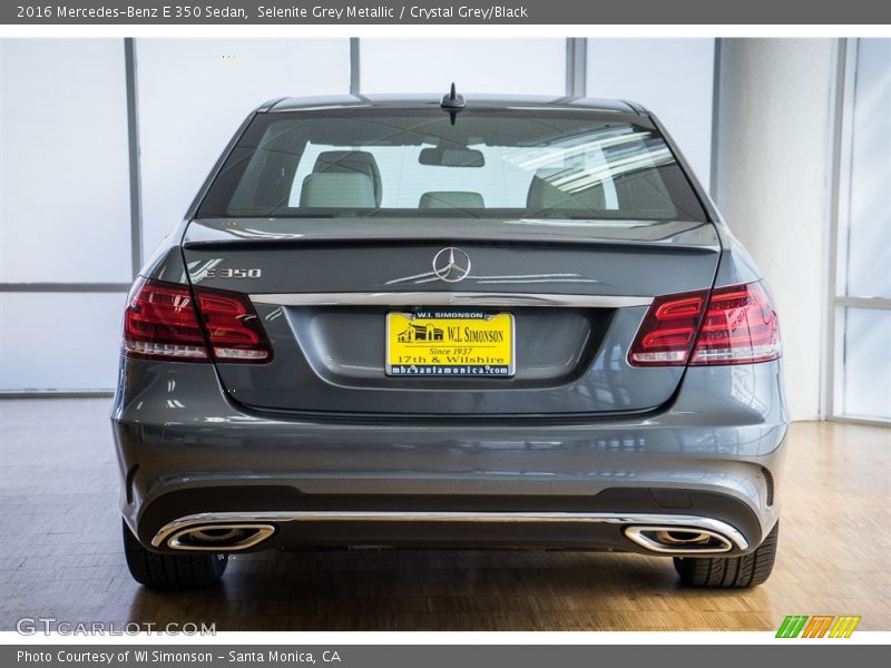 Selenite Grey Metallic / Crystal Grey/Black 2016 Mercedes-Benz E 350 Sedan