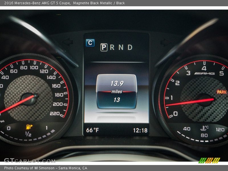  2016 AMG GT S Coupe Coupe Gauges