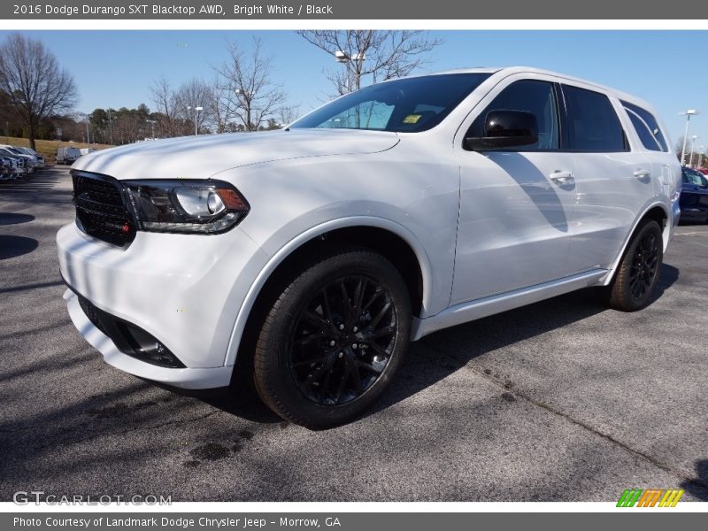 Bright White / Black 2016 Dodge Durango SXT Blacktop AWD