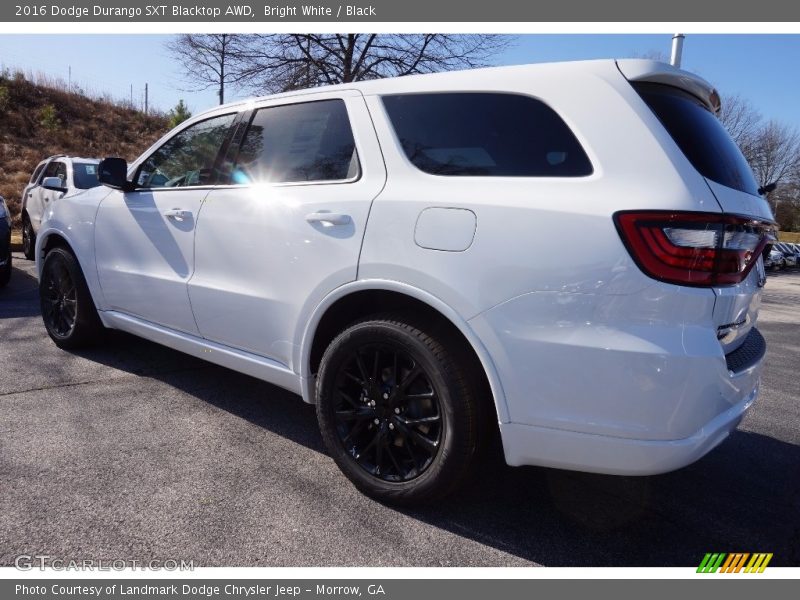Bright White / Black 2016 Dodge Durango SXT Blacktop AWD
