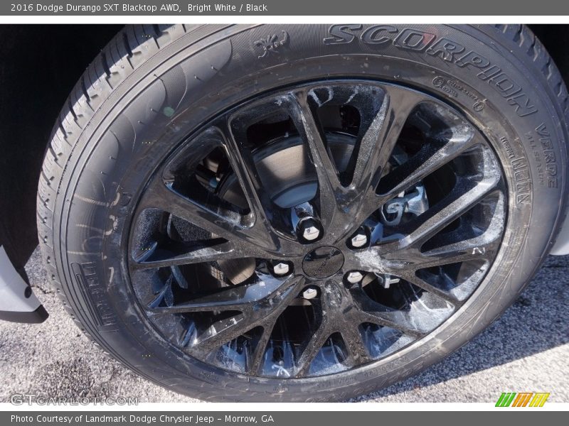 Bright White / Black 2016 Dodge Durango SXT Blacktop AWD