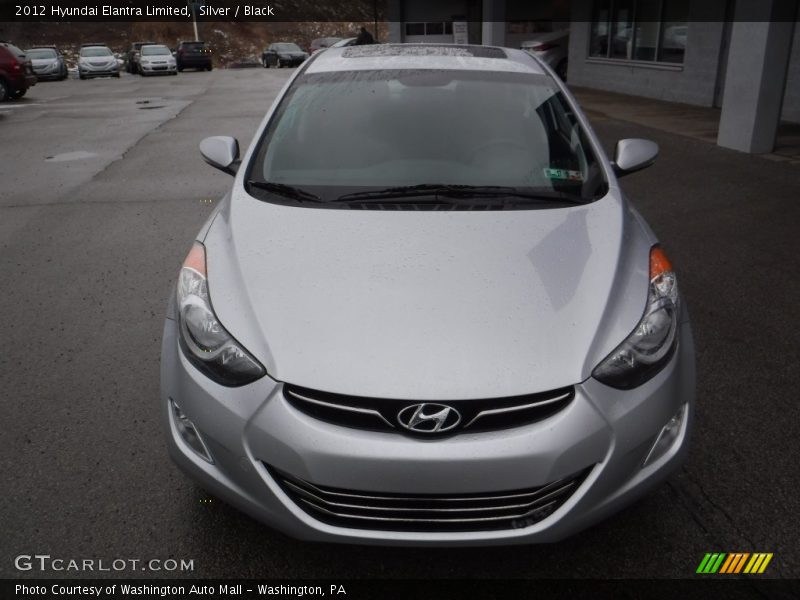 Silver / Black 2012 Hyundai Elantra Limited