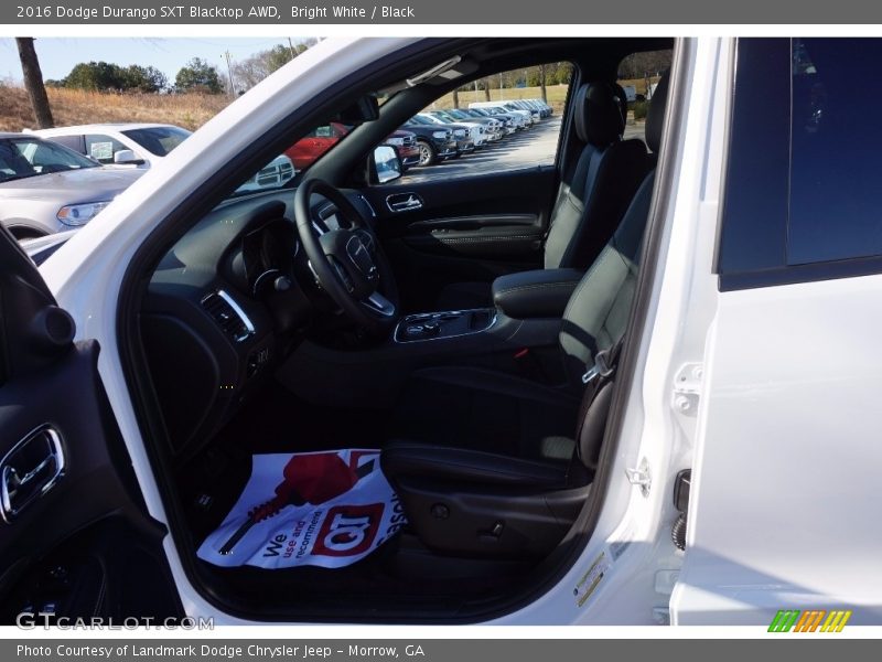 Bright White / Black 2016 Dodge Durango SXT Blacktop AWD