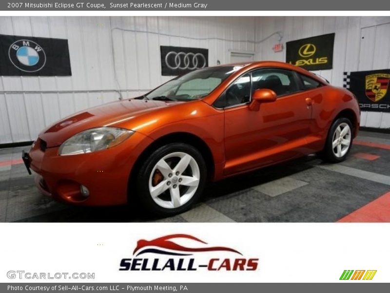 Sunset Pearlescent / Medium Gray 2007 Mitsubishi Eclipse GT Coupe