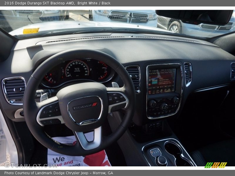 Bright White / Black 2016 Dodge Durango SXT Blacktop AWD