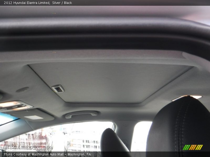 Silver / Black 2012 Hyundai Elantra Limited
