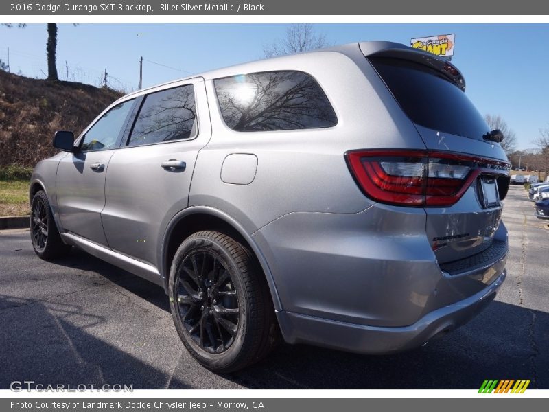 Billet Silver Metallic / Black 2016 Dodge Durango SXT Blacktop