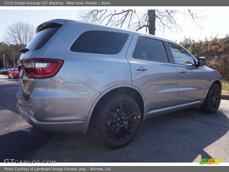Billet Silver Metallic / Black 2016 Dodge Durango SXT Blacktop