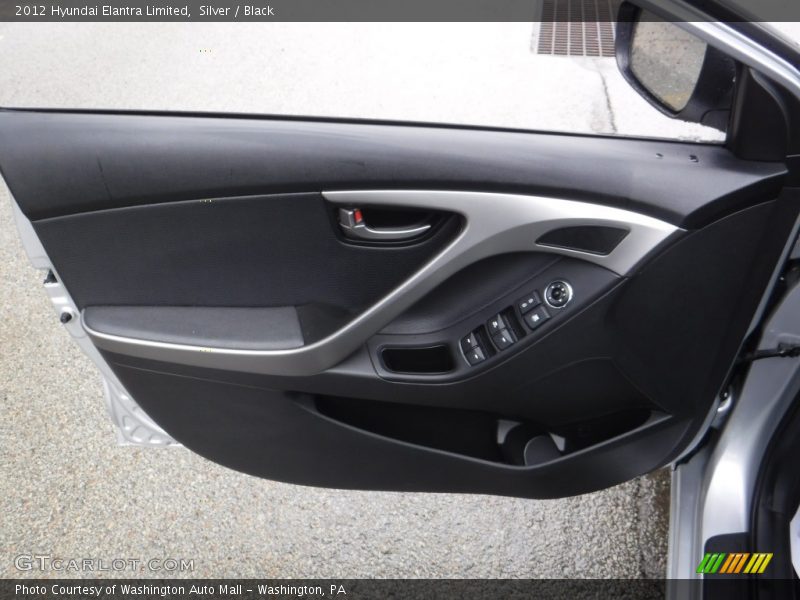 Silver / Black 2012 Hyundai Elantra Limited