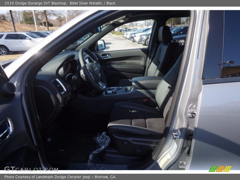 Billet Silver Metallic / Black 2016 Dodge Durango SXT Blacktop