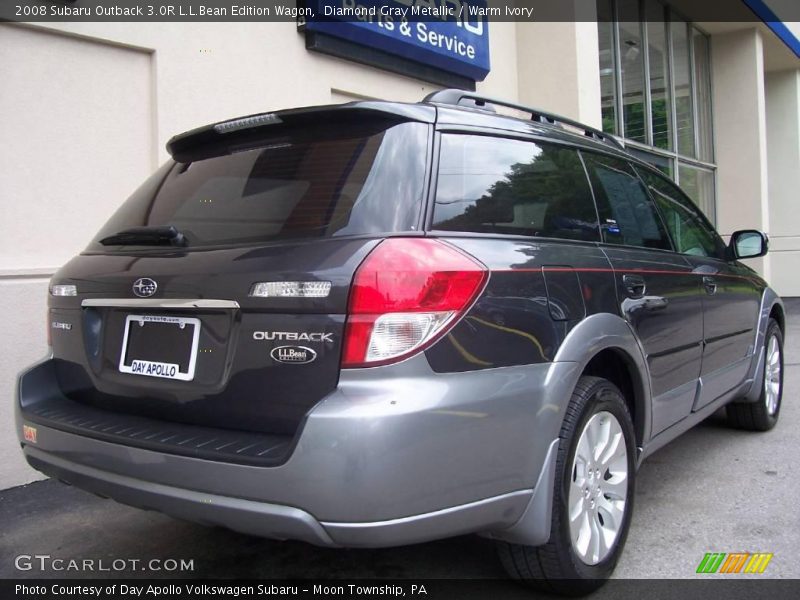 Diamond Gray Metallic / Warm Ivory 2008 Subaru Outback 3.0R L.L.Bean Edition Wagon