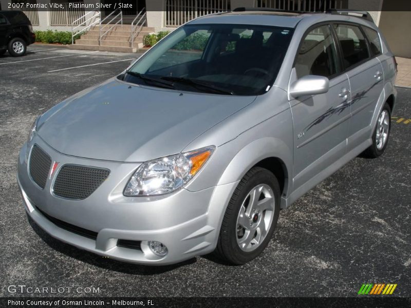 Platinum Silver / Slate 2007 Pontiac Vibe