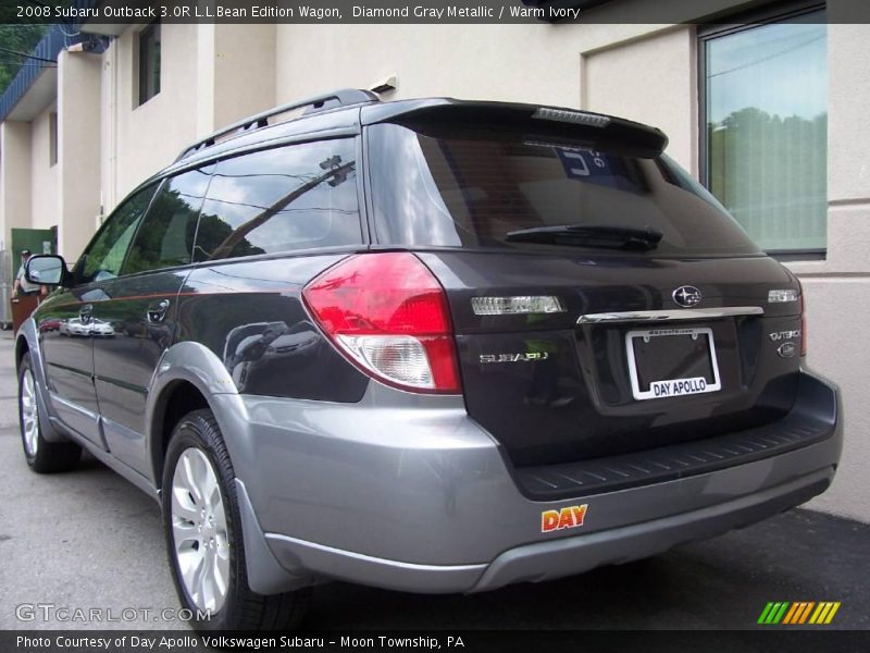 Diamond Gray Metallic / Warm Ivory 2008 Subaru Outback 3.0R L.L.Bean Edition Wagon