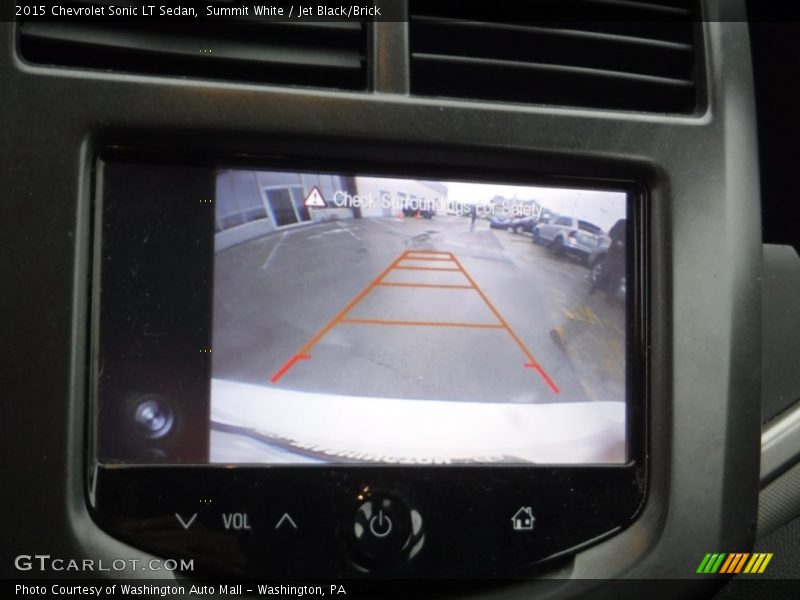 Summit White / Jet Black/Brick 2015 Chevrolet Sonic LT Sedan