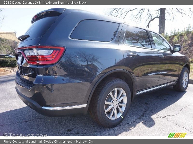 Maximum Steel Metallic / Black 2016 Dodge Durango SXT