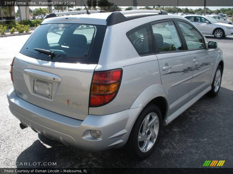 Platinum Silver / Slate 2007 Pontiac Vibe