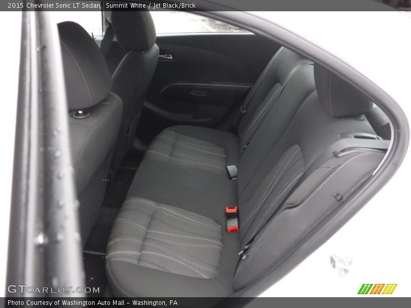 Summit White / Jet Black/Brick 2015 Chevrolet Sonic LT Sedan