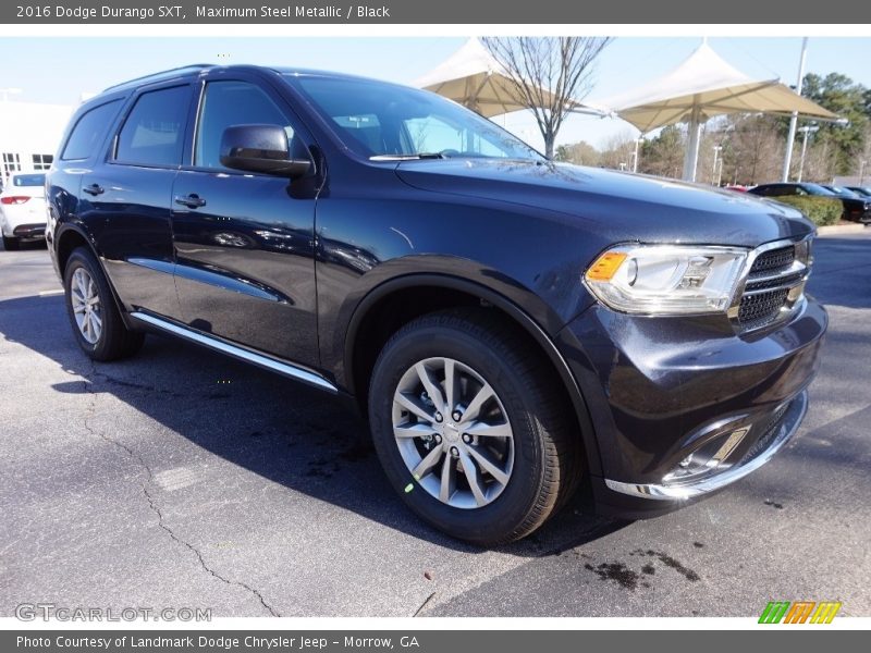 Maximum Steel Metallic / Black 2016 Dodge Durango SXT