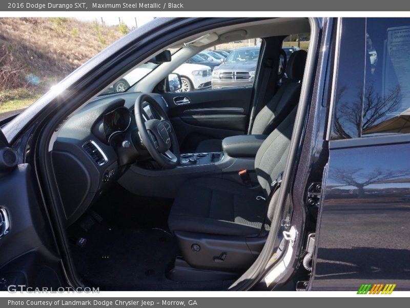 Maximum Steel Metallic / Black 2016 Dodge Durango SXT