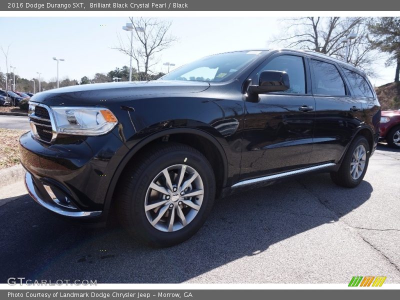 Brilliant Black Crystal Pearl / Black 2016 Dodge Durango SXT