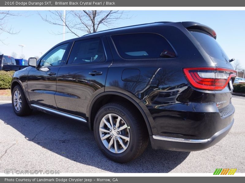 Brilliant Black Crystal Pearl / Black 2016 Dodge Durango SXT