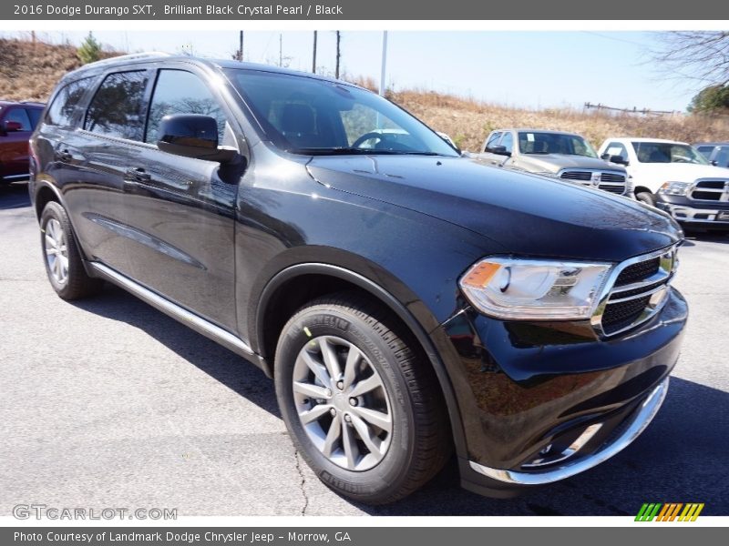 Brilliant Black Crystal Pearl / Black 2016 Dodge Durango SXT