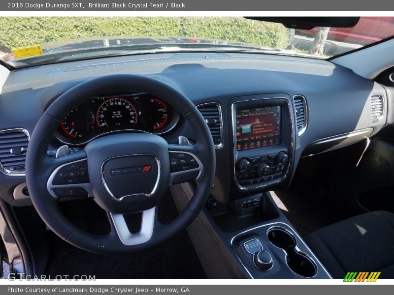 Brilliant Black Crystal Pearl / Black 2016 Dodge Durango SXT