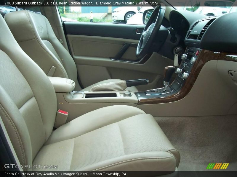 Diamond Gray Metallic / Warm Ivory 2008 Subaru Outback 3.0R L.L.Bean Edition Wagon