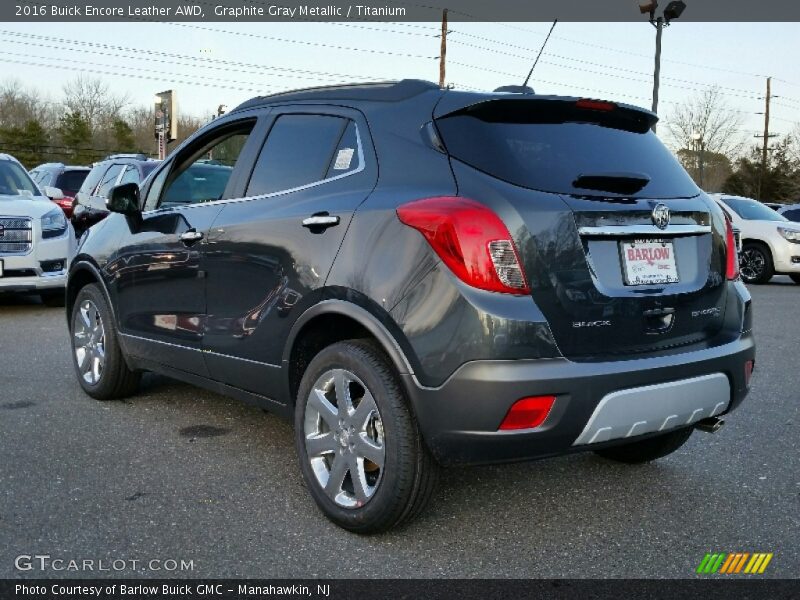 Graphite Gray Metallic / Titanium 2016 Buick Encore Leather AWD