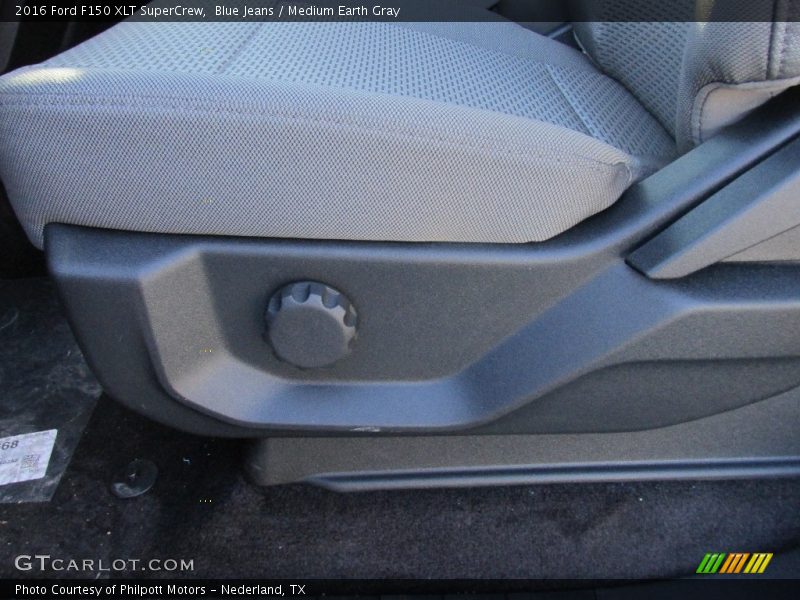 Blue Jeans / Medium Earth Gray 2016 Ford F150 XLT SuperCrew
