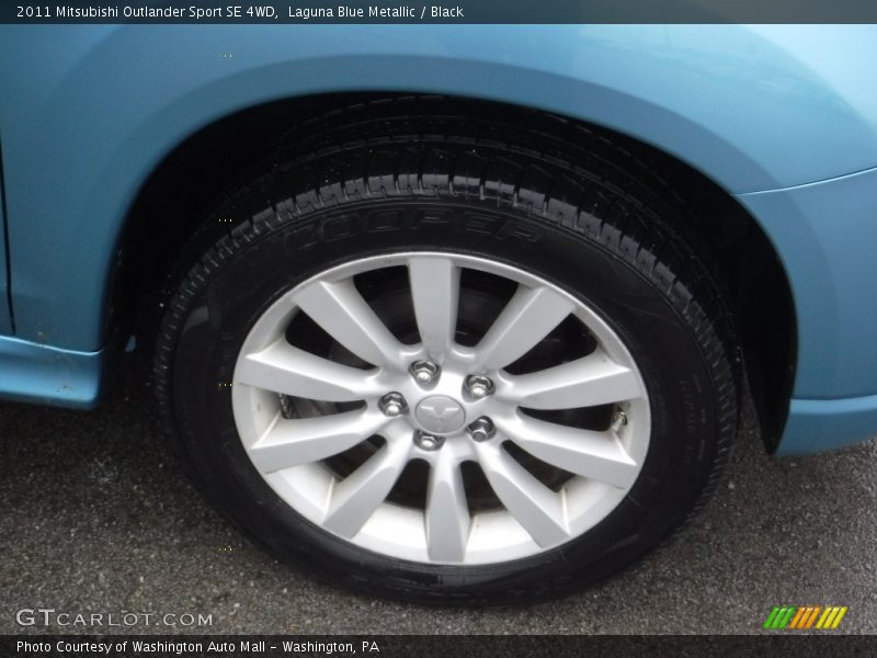 Laguna Blue Metallic / Black 2011 Mitsubishi Outlander Sport SE 4WD