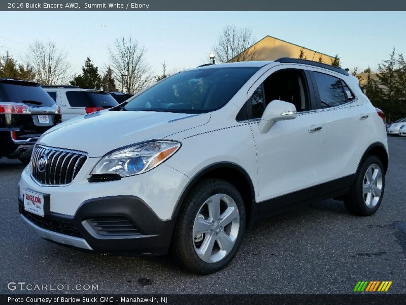Summit White / Ebony 2016 Buick Encore AWD