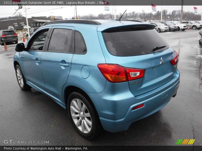 Laguna Blue Metallic / Black 2011 Mitsubishi Outlander Sport SE 4WD