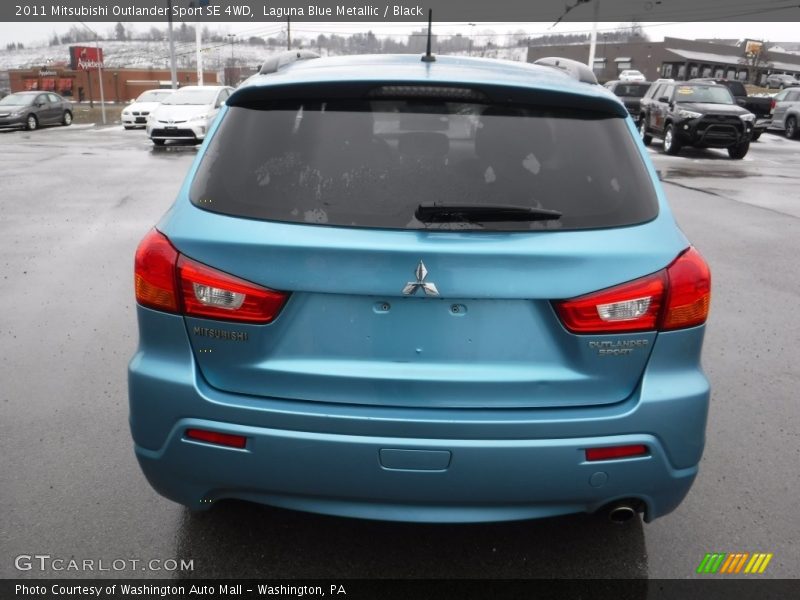 Laguna Blue Metallic / Black 2011 Mitsubishi Outlander Sport SE 4WD