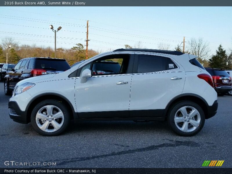 Summit White / Ebony 2016 Buick Encore AWD