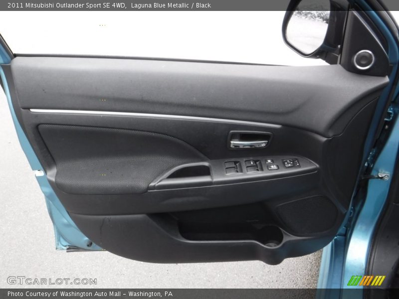 Laguna Blue Metallic / Black 2011 Mitsubishi Outlander Sport SE 4WD