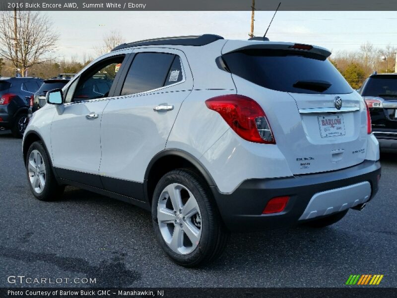 Summit White / Ebony 2016 Buick Encore AWD