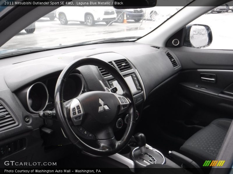 Laguna Blue Metallic / Black 2011 Mitsubishi Outlander Sport SE 4WD