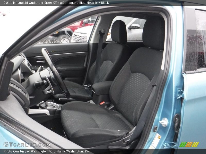 Laguna Blue Metallic / Black 2011 Mitsubishi Outlander Sport SE 4WD