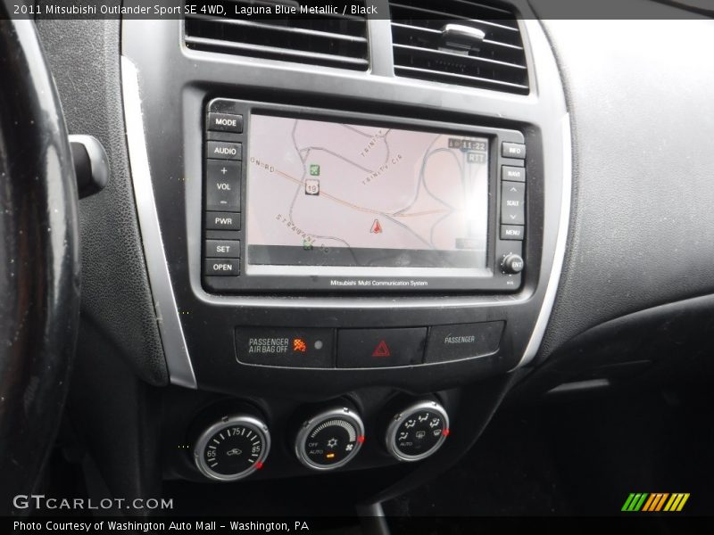 Laguna Blue Metallic / Black 2011 Mitsubishi Outlander Sport SE 4WD