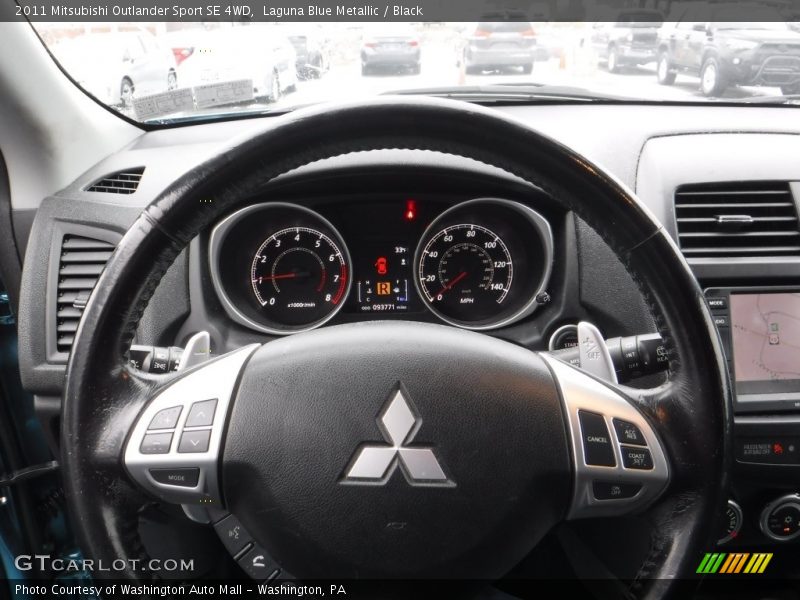Laguna Blue Metallic / Black 2011 Mitsubishi Outlander Sport SE 4WD