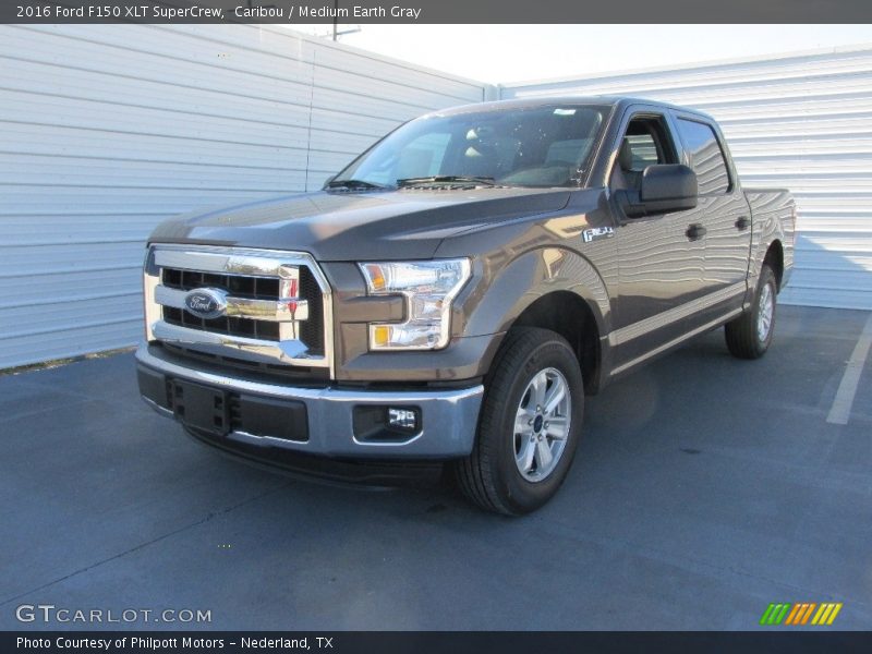 Caribou / Medium Earth Gray 2016 Ford F150 XLT SuperCrew