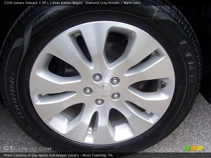 Diamond Gray Metallic / Warm Ivory 2008 Subaru Outback 3.0R L.L.Bean Edition Wagon