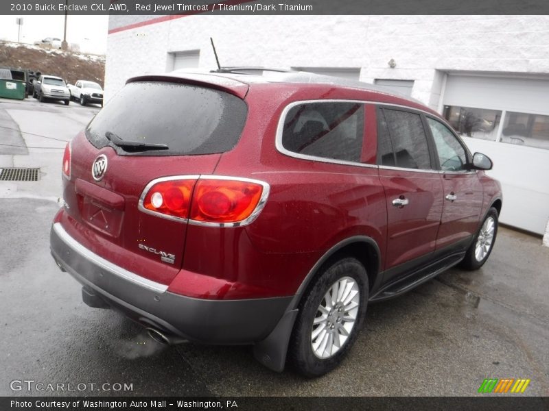 Red Jewel Tintcoat / Titanium/Dark Titanium 2010 Buick Enclave CXL AWD