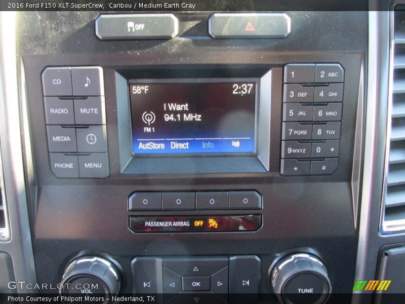 Caribou / Medium Earth Gray 2016 Ford F150 XLT SuperCrew