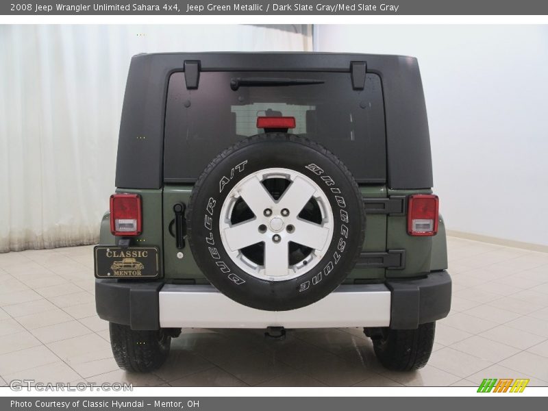 Jeep Green Metallic / Dark Slate Gray/Med Slate Gray 2008 Jeep Wrangler Unlimited Sahara 4x4